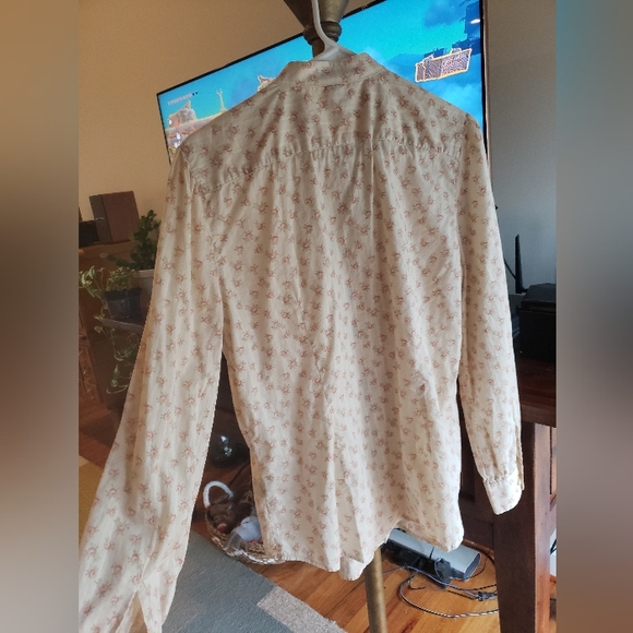 Laruen Ralph Lauren Floral Feminine Button Up Blouse Large L - Picture 4 of 6